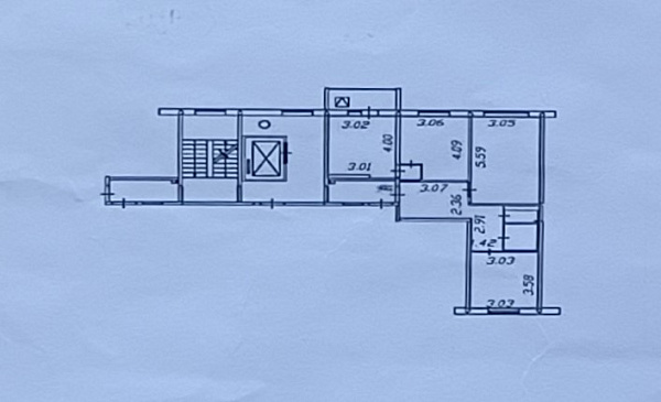 3 к.кв. 67 кв.м на Крупской, 24
